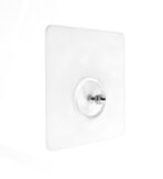 ΚΡΕΜΑΣΤΡΑ ΑΓΚΙΣΤΡΟ ΜΠΑΝΙΟΥ ΑΔΙΑΒΡΟΧΟ ΜΕΤΑΛΛΙΚΟ INOFIX 1294 80x80x15MM ΜΕ ΑΥΤΟΚΟΛΛΗΤΗ ΒΕΝΤΟΥΖΑ ΣΕΤ 2 ΤΕΜΑΧΙΩΝ