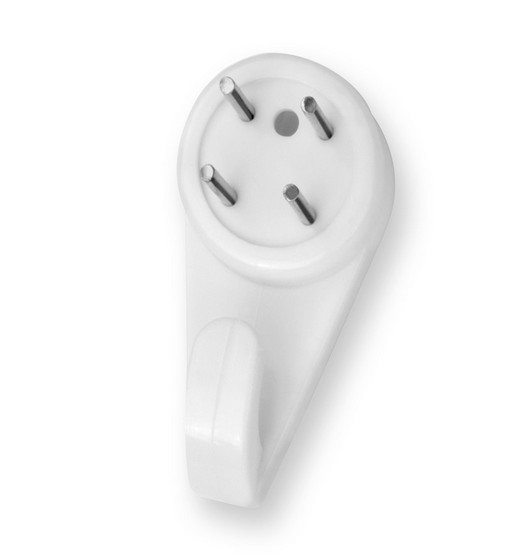 ΓΑΝΤΖΟΣ ΠΛΑΣΤΙΚΟΣ ΑΥΤΟΚΟΛΛΗΤΟΣ ΓΙΑ ΚΟΡΝΙΖΕΣ INOFIX 3002 31x16x12MM ΣΕΤ 4 ΤΕΜΑΧΙΩΝ