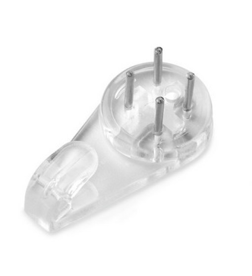 ΓΑΝΤΖΟΣ ΠΛΑΣΤΙΚΟΣ ΑΥΤΟΚΟΛΛΗΤΟΣ ΓΙΑ ΚΟΡΝΙΖΕΣ INOFIX 3002 31x16x12MM ΣΕΤ 4 ΤΕΜΑΧΙΩΝ