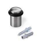 ΣΤΟΠ ΠΟΡΤΑΣ ΑΠΟ ΑΝΟΞΕΙΔΩΤΟ ΑΤΣΑΛΙ ΜΕ ΛΑΣΤΙΧΟ INOFIX 3160 30x27x27MM ΜΕ ΒΙΔΕΣ