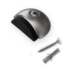 ΣΤΟΠ ΠΟΡΤΑΣ ΔΑΠΕΔΟΥ ΗΜΙΣΦΑΙΡΙΚΟ ΑΠΟ ΑΝΟΞΕΙΔΩΤΟ ΑΤΣΑΛΙ INOFIX 3163 18x57x46MM ΜΕ ΒΙΔΕΣ