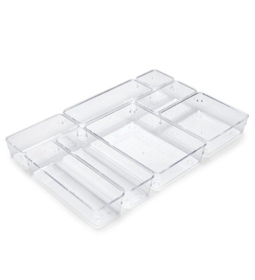 ORGANIZER ΣΕΤ 8 ΤΕΜΑΧΙΩΝ EMUCA 8145420 ΠΛΑΣΤΙΚΟ ΔΙΑΦΑΝΟ
