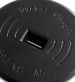 ΑΣΥΡΜΑΤΟΣ ΦΟΡΤΙΣΤΗΣ ΜΕ ΘΥΡΑ USB ΧΩΝΕΥΤΟΣ ΓΙΑ ΕΠΙΠΛΑ EMUCA AIRTOP 5049217 Φ-60ΜΜ ΜΑΥΡΟΣ