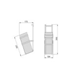 ΜΑΧΑΙΡΟΘΗΚΗ ΓΙΑ ΣΩΛΗΝΑ ΚΡΕΜΑΣΜΑΤΟΣ ΠΛΑΚΕ EMUCA 8964935 ΑΝΘΡΑΚΙ