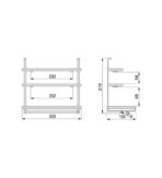 ΡΟΛΟΘΗΚΗ ΓΙΑ ΣΩΛΗΝΑ ΚΡΕΜΑΣΜΑΤΟΣ ΠΛΑΚΕ EMUCA 8964835 ΑΝΘΡΑΚΙ