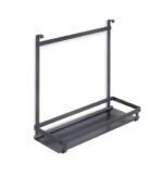 ΡΑΦΑΚΙ ΣΧΑΡΑ ΣΚΕΥΩΝ ΓΙΑ ΣΩΛΗΝΑ ΚΡΕΜΑΣΜΑΤΟΣ ΠΛΑΚΕ EMUCA 8964635 ΑΝΘΡΑΚΙ