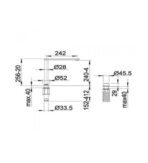 ΜΠΑΤΑΡΙΑ ΚΟΥΖΙΝΑΣ BLANCO ELOSCOPE-F 2 ΧΡΩΜΙΟ