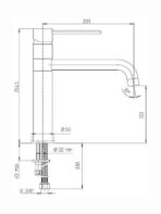 ΜΠΑΤΑΡΙΑ ΚΟΥΖΙΝΑΣ BLANCO AVONA ΧΡΩΜΙΟ