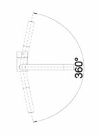 ΜΠΑΤΑΡΙΑ ΚΟΥΖΙΝΑΣ BLANCO LINUS-F ΧΡΩΜΙΟ