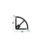 ΑΡΜΟΚΑΛΥΠΤΡΟ ΚΑΜΠΥΛΩΤΟ ΣΤΕΝΟ 15Χ15Χ4000ΜΜ ΑΛΟΥΜΙΝΙΟΥ