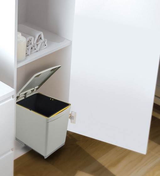 ΣΥΡΟΜΕΝΟ ΔΟΧΕΙΟ ΑΠΟΡΡΙΜΑΤΩΝ EMUCA 16lt ΠΛΑΣΤΙΚΟ ΓΚΡΙ