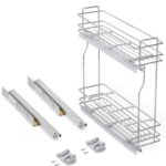 ΜΠΟΥΚΑΛΟΘΗΚΗ ΣΥΡΜΑΤΙΝΗ ΜΕ ΦΡΕΝΟ EMUCA 8381111 ΓΙΑ ΕΡΜΑΡΙΟ 20CM ΧΡΩΜΙΟ