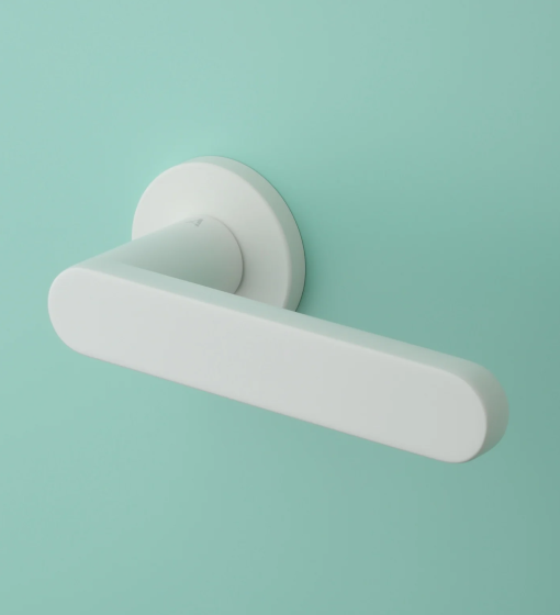 ΠΟΜΟΛΟ ΠΟΡΤΑΣ ΜΕ ΡΟΖΕΤΑ FINETTO ΑRT.801813 ΛΕΥΚΟ ΜΑΤ