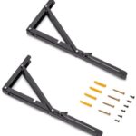 ΓΩΝΙΕΣ ΣΕΤ 2 ΤΕΜΑΧΙΩΝ ΣΠΑΣΤΕΣ ΣΤΗΡΙΞΗΣ ΡΑΦΙΟΥ EMUCA ΜΑΥΡΕΣ