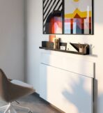 ΓΩΝΙΕΣ ΣΕΤ 2 ΤΕΜΑΧΙΩΝ ΣΠΑΣΤΕΣ ΣΤΗΡΙΞΗΣ ΡΑΦΙΟΥ EMUCA ΜΑΥΡΕΣ