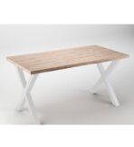 ΠΟΔΙΑ ΣΤΑΥΡΩΤΑ ΧΙΑΣΤΗ ΤΡΑΠΕΖΙΟΥ ΣΕΤ-2ΤΜΧ EMUCA 2040212 695Χ695ΜM ΛΕΥΚΑ