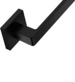 ΠΟΜΟΛΟ ΠΟΡΤΑΣ ΜΕ ΡΟΖΕΤΑ FINETTO ΑRT.842012 ΜΑΥΡΟ ΜΑΤ