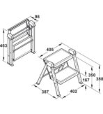 ΣΚΑΛΑΚΙ ΧΩΝΕΥΤΟ ΜΠΑΖΑΣ HAILO STEPFIX ΑΝΘΡΑΚΙ
