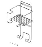 ΒΑΣΗ ΚΡΕΜΑΣΤΗ ΓΙΑ ΣΙΔΕΡΟ & ΣΙΔΕΡΩΣΤΡΑ EMUCA ΜΕΤΑΛΛΙΚΗ