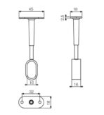 ΣΤΗΡΙΓΜΑ ΚΛΕΙΣΤΟ ΡΥΘΜΙΖΟΜΕΝΟ ΟΡΟΦΗΣ ΣΩΛΗΝΑΣ ΟΒΑΛ ΧΡΩΜΙΟ MAFOS