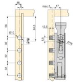 ΑΝΑΡΤΗΡΑΣ ΕΡΜΑΡΙΩΝ ΣΕΤ-2ΤΜΧ ΜΕ ΛΑΜΑΚΙΑ EMUCA LEVELUP1 4032305 ΓΑΛΒΑΝΙΖΕ