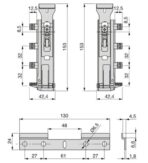 ΑΝΑΡΤΗΡΑΣ ΕΡΜΑΡΙΩΝ ΣΕΤ-2ΤΜΧ ΜΕ ΛΑΜΑΚΙΑ EMUCA LEVELUP1 4032305 ΓΑΛΒΑΝΙΖΕ
