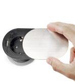 ΠΡΙΖΑ ΠΑΓΚΟΥ ΜΕ ΚΑΠΑΚΙ EMUCA FLAT 60 5048965 Φ-60ΜΜ 1 ΣΟΥΚΟ & 1 USB-Α & 1 USB-C ΑΣΗΜΙ