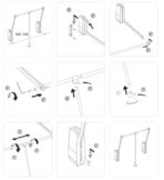 ΑΣΑΝΣΕΡ ΝΤΟΥΛΑΠΑΣ ΜΕ ΣΤΗΡΙΞΗ ΣΤΟ ΤΟΙΧΟ EMUCA 603781 ΜΕ ΑΝΟΙΓΜΑ ΑΠΟ 600 ΕΩΣ 830ΜΜ