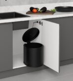 ΔΟΧΕΙΟ ΑΠΟΡΡΙΜΑΤΩΝ ΜΕ ΣΧΟΙΝΑΚΙ OSCAR 10lt ΜΑΥΡΟ