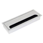 ΤΑΠΑ ΚΑΛΩΔΙΩΝ ΜΕ ΤΡΙΧΑ EMUCA 5012462 ΜΑΚΡΟΣΤΕΝΗ 269Χ80ΜΜ ΑΛΟΥΜΙΝΙΟΥ