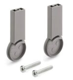 ΣΤΗΡΙΓΜΑ ΓΙΑ ΣΩΛΗΝΑ ΝΤΟΥΛΑΠΑΣ ΤΙΤΑΝΙΟ EMUCA ΑΡΙΣΤΕΡΟ & ΔΕΞΙ 66X17MM