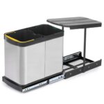 ΔΟΧΕΙΑ ΑΝΑΚΥΚΛΩΣΗΣ ΣΥΡΟΜΕΝΑ ΣΕΤ 2ΤΜΧ ΜΕ ΑΥΤΟΜΑΤΟ ΑΝΟΙΓΜΑ EMUCA 8131765 INOX 2Χ12L