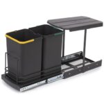 ΔΟΧΕΙΑ ΑΝΑΚΥΚΛΩΣΗΣ ΣΥΡΟΜΕΝΑ ΣΕΤ 2ΤΜΧ ΜΕ ΑΥΤΟΜΑΤΟ ΑΝΟΙΓΜΑ EMUCA 8132023 ΑΝΘΡΑΚΙ 2Χ12L