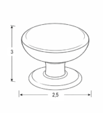 ΠΟΜΟΛΟ ΣΤΡΟΓΓΥΛΟ FINETTO ART.81320 ΜΑΥΡΟ ΜΑΤ - Image 2
