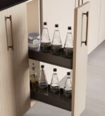 ΒΑΓΟΝΕΤΟ ΜΠΟΥΚΑΛΟΘΗΚΗ ΔΙΩΡΟΦΗ ME ΞΥΛΙΝΟ ΠΑΤΟ EMUCA HARMONY 8381935 ΜΕ ΦΡΕΝΟ ΓΙΑ ΕΡΜΑΡΙΟ 150ΜΜ - Image 2