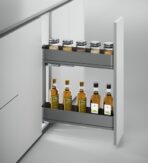 ΒΑΓΟΝΕΤΟ ΜΠΟΥΚΑΛΟΘΗΚΗ ΔΙΩΡΟΦΗ ME ΞΥΛΙΝΟ ΠΑΤΟ EMUCA HARMONY 8381935 ΜΕ ΦΡΕΝΟ ΓΙΑ ΕΡΜΑΡΙΟ 150ΜΜ - Image 3