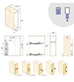 ΒΑΓΟΝΕΤΟ ΜΠΟΥΚΑΛΟΘΗΚΗ ΔΙΩΡΟΦΗ ME ΞΥΛΙΝΟ ΠΑΤΟ EMUCA HARMONY 8381935 ΜΕ ΦΡΕΝΟ ΓΙΑ ΕΡΜΑΡΙΟ 150ΜΜ - Image 9