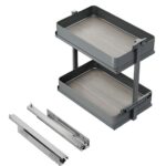 ΒΑΓΟΝΕΤΟ ΔΙΩΡΟΦΟ ME ΞΥΛΙΝΟ ΠΑΤΟ EMUCA HARMONY 8382335 ΜΕ ΦΡΕΝΟ ΓΙΑ ΕΡΜΑΡΙΟ 300ΜΜ