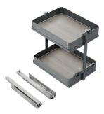 ΒΑΓΟΝΕΤΟ ΔΙΩΡΟΦΟ ME ΞΥΛΙΝΟ ΠΑΤΟ EMUCA HARMONY 8382535 ΜΕ ΦΡΕΝΟ ΓΙΑ ΕΡΜΑΡΙΟ 400ΜΜ