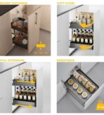 ΒΑΓΟΝΕΤΟ ΔΙΩΡΟΦΟ ME ΞΥΛΙΝΟ ΠΑΤΟ EMUCA HARMONY 8382535 ΜΕ ΦΡΕΝΟ ΓΙΑ ΕΡΜΑΡΙΟ 400ΜΜ - Image 6