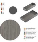 ΒΑΓΟΝΕΤΟ ΔΙΩΡΟΦΟ ME ΞΥΛΙΝΟ ΠΑΤΟ EMUCA HARMONY 8382535 ΜΕ ΦΡΕΝΟ ΓΙΑ ΕΡΜΑΡΙΟ 400ΜΜ - Image 8