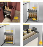 ΜΠΟΥΚΑΛΟΘΗΚΗ & ΨΩΜΟΘΗΚΗ ME ΞΥΛΙΝΟ ΠΑΤΟ EMUCA HARMONY 8382935 ΜΕ ΦΡΕΝΟ ΓΙΑ ΕΡΜΑΡΙΟ 300ΜΜ - Image 5