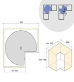 ΠΕΡΙΣΤΡΕΦΟΜΕΝΟ ΡΑΦΙ ME ΞΥΛΙΝΟ ΠΑΤΟ EMUCA HARMONY 3/4 700ΜΜ ΑΝΘΡΑΚΙ - Image 8