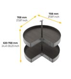 ΠΕΡΙΣΤΡΕΦΟΜΕΝΟ ΡΑΦΙ ME ΞΥΛΙΝΟ ΠΑΤΟ EMUCA HARMONY 3/4 700ΜΜ ΑΝΘΡΑΚΙ - Image 7