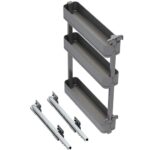 ΒΑΓΟΝΕΤΟ ΜΠΟΥΚΑΛΟΘΗΚΗ ΤΡΙΩΡΟΦΗ ME ΞΥΛΙΝΟ ΠΑΤΟ EMUCA HARMONY 8382035 ΜΕ ΦΡΕΝΟ ΓΙΑ ΕΡΜΑΡΙΟ 150ΜΜ