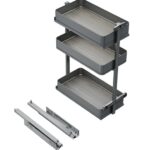 ΒΑΓΟΝΕΤΟ ΤΡΙΩΡΟΦΟ ME ΞΥΛΙΝΟ ΠΑΤΟ EMUCA HARMONY 8382435 ΜΕ ΦΡΕΝΟ ΓΙΑ ΕΡΜΑΡΙΟ 300ΜΜ