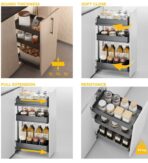 ΒΑΓΟΝΕΤΟ ΤΡΙΩΡΟΦΟ ME ΞΥΛΙΝΟ ΠΑΤΟ EMUCA HARMONY 8382435 ΜΕ ΦΡΕΝΟ ΓΙΑ ΕΡΜΑΡΙΟ 300ΜΜ - Image 6