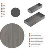 ΒΑΓΟΝΕΤΟ ΤΡΙΩΡΟΦΟ ME ΞΥΛΙΝΟ ΠΑΤΟ EMUCA HARMONY 8382435 ΜΕ ΦΡΕΝΟ ΓΙΑ ΕΡΜΑΡΙΟ 300ΜΜ - Image 8