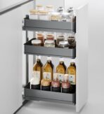 ΒΑΓΟΝΕΤΟ ΤΡΙΩΡΟΦΟ ME ΞΥΛΙΝΟ ΠΑΤΟ EMUCA HARMONY 8382435 ΜΕ ΦΡΕΝΟ ΓΙΑ ΕΡΜΑΡΙΟ 300ΜΜ - Image 3