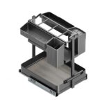 ΒΑΓΟΝΕΤΟ ΜΕ ΑΞΕΣΟΥΑΡ ME ΞΥΛΙΝΟ ΠΑΤΟ EMUCA HARMONY 8382835 ΜΕ ΦΡΕΝΟ ΓΙΑ ΕΡΜΑΡΙΟ 400ΜΜ